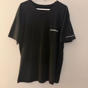 Chrome Hearts Black Scroll Logo T-Shirt